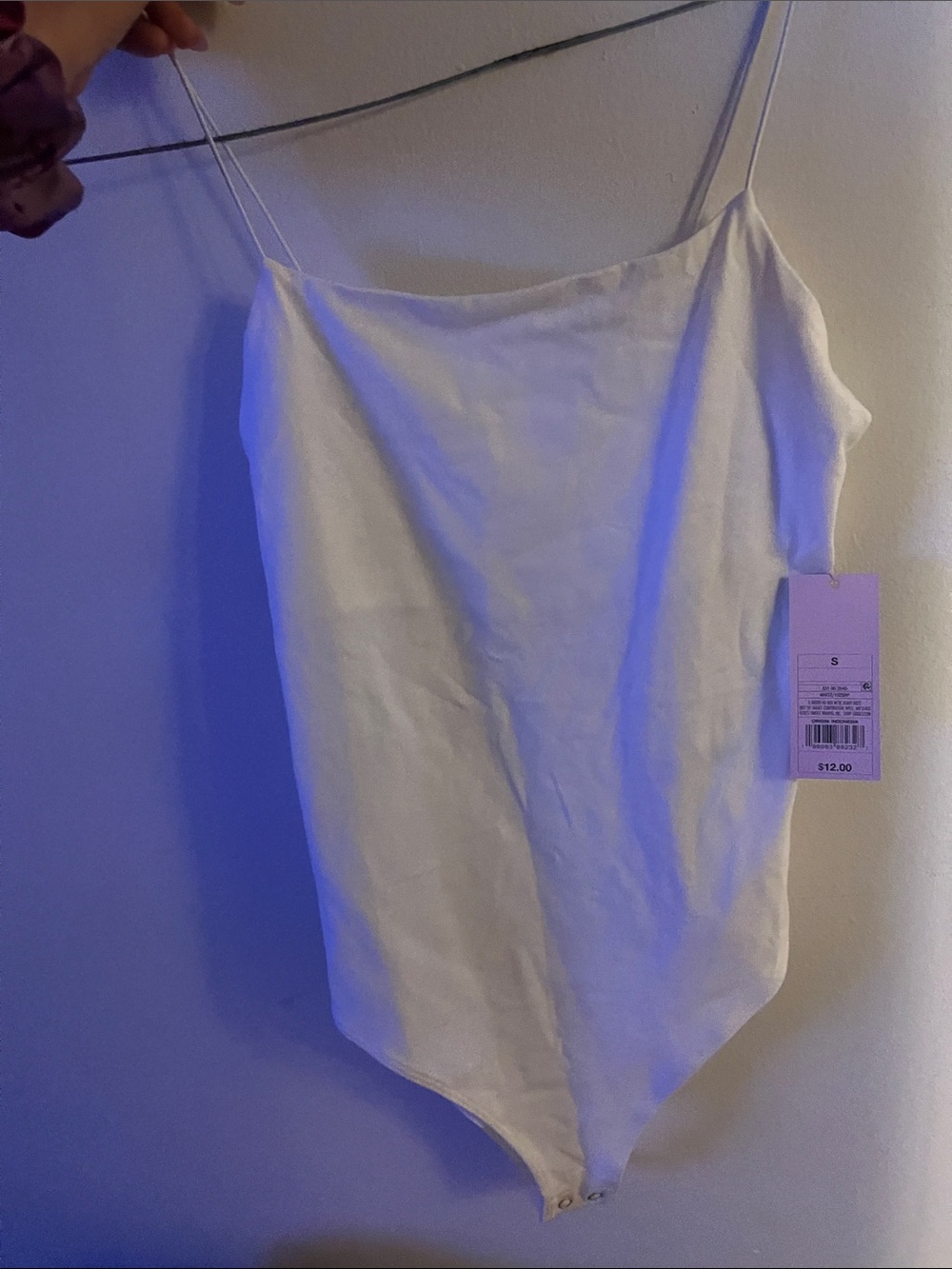 Women’s White Slip Skirt Bodysuit